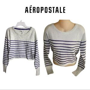 NWT Womens Aeropostale Striped Pullover Sweater Size Medium